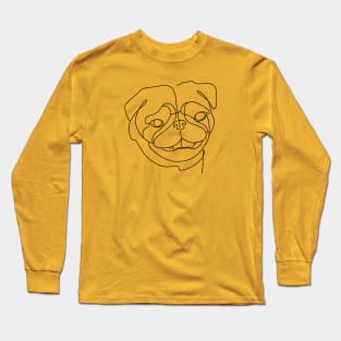 Bulldog face Long Sleeve T-Shirt